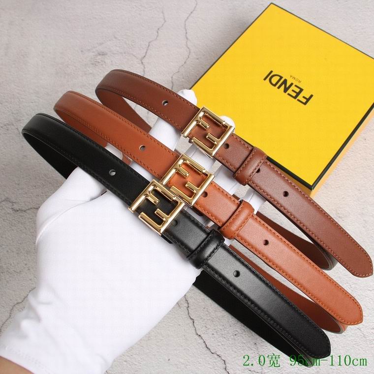 Fendi Belt 20mmX95-110cm 7D05